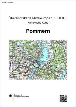 Karte von Pommern von BKG - Bundesamt für Kartographie und Geodäsie