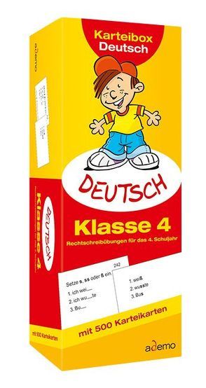 Karteibox Deutsch, Klasse 4