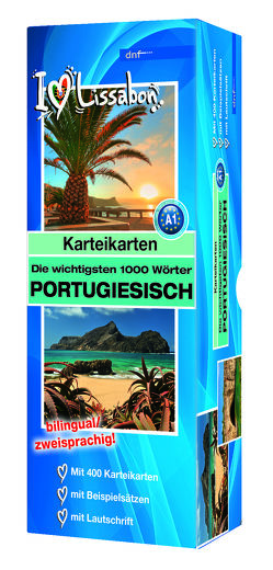 Karteikarten Die wichtigsten 1000 Wörter Portugiesisch (A1)