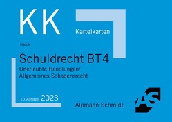 Karteikarten Schuldrecht BT 4 von Haack,  Claudia