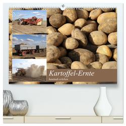 Kartoffel-Ernte – hautnah erleben (hochwertiger Premium Wandkalender 2024 DIN A2 quer), Kunstdruck in Hochglanz von SchnelleWelten,  SchnelleWelten