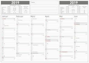Karton-Tafelkalender A4 2019 von ALPHA EDITION