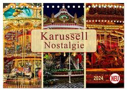 Karussell – Nostalgie (Tischkalender 2024 DIN A5 quer), CALVENDO Monatskalender von Roder,  Peter