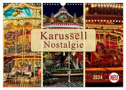 Karussell – Nostalgie (Wandkalender 2024 DIN A3 quer), CALVENDO Monatskalender von Roder,  Peter