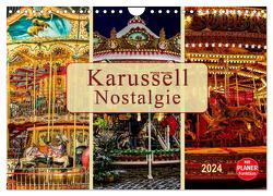 Karussell – Nostalgie (Wandkalender 2024 DIN A4 quer), CALVENDO Monatskalender von Roder,  Peter