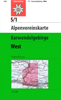 Karwendelgebirge – Westliches Blatt von Deutscher Alpenverein e.V.