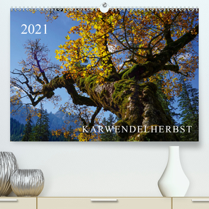 Karwendelherbst (Premium, hochwertiger DIN A2 Wandkalender 2021, Kunstdruck in Hochglanz) von Maier,  Norbert
