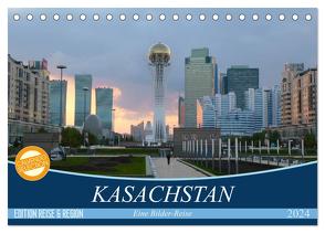 Kasachstan – Eine Bilder-Reise (Tischkalender 2024 DIN A5 quer), CALVENDO Monatskalender von Heinrich,  Sebastian