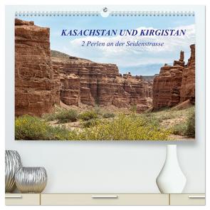 Kasachstan und Kirgistan (hochwertiger Premium Wandkalender 2024 DIN A2 quer), Kunstdruck in Hochglanz von Junio,  Michele