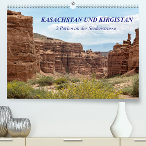 Kasachstan und Kirgistan (Premium, hochwertiger DIN A2 Wandkalender 2021, Kunstdruck in Hochglanz) von Junio,  Michele