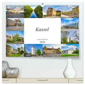 Kassel Stadtansichten (hochwertiger Premium Wandkalender 2024 DIN A2 quer), Kunstdruck in Hochglanz von Meutzner,  Dirk