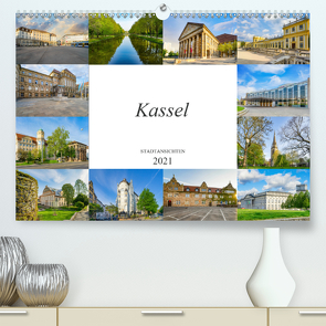 Kassel Stadtansichten (Premium, hochwertiger DIN A2 Wandkalender 2021, Kunstdruck in Hochglanz) von Meutzner,  Dirk