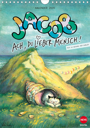 Kater Jacob: Ach Du lieber Mensch (Wandkalender 2020 DIN A4 hoch) von Hartmann,  Sven