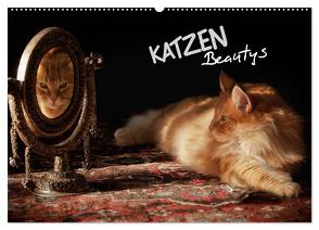 KATZEN Beautys (Wandkalender 2024 DIN A2 quer), CALVENDO Monatskalender von Gross,  Viktor