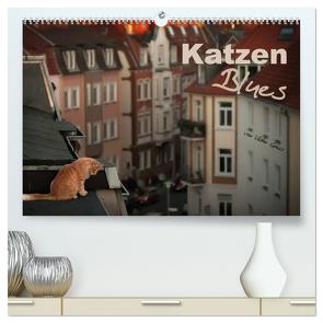 Katzen Blues (hochwertiger Premium Wandkalender 2024 DIN A2 quer), Kunstdruck in Hochglanz von Gross,  Viktor