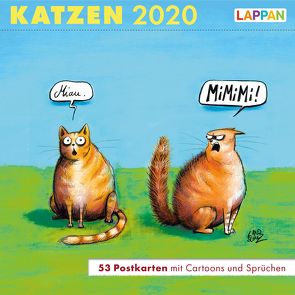 Katzen – Postkartenkalender 2020 von Diverse