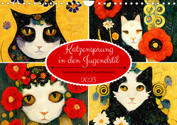 Katzensprung in den Jugendstil (Wandkalender 2023 DIN A4 quer) von Frost,  Anja