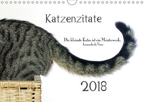Katzenzitate 2018 (Wandkalender 2018 DIN A4 quer) von dogmoves