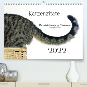 Katzenzitate 2022 (Premium, hochwertiger DIN A2 Wandkalender 2022, Kunstdruck in Hochglanz) von dogmoves