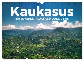 Kaukasus – Ein bewundernswertes Hochgebirge. (Wandkalender 2024 DIN A3 quer), CALVENDO Monatskalender von Scott,  M.