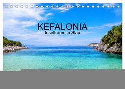 Kefalonia, Inseltraum in Blau (Tischkalender 2024 DIN A5 quer), CALVENDO Monatskalender von Horak-Auer,  Elisabeth