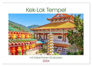 Kek-Lok Tempel mit farbenfrohen Eindrücken (Wandkalender 2024 DIN A2 quer), CALVENDO Monatskalender von Schwarze,  Nina