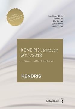 KENDRIS Jahrbuch 2017 / 2018 von Künzle,  Hans Rainer