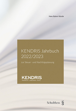 KENDRIS Jahrbuch 2022/2023 von Künzle,  Hans Rainer