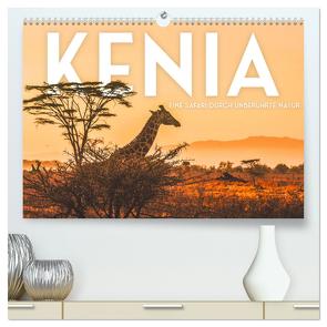 Kenia – Eine Safari durch unberührte Natur. (hochwertiger Premium Wandkalender 2024 DIN A2 quer), Kunstdruck in Hochglanz von SF,  SF