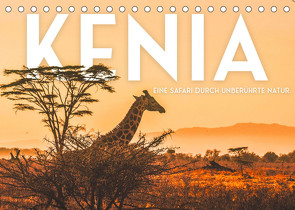 Kenia – Eine Safari durch unberührte Natur. (Tischkalender 2023 DIN A5 quer) von SF
