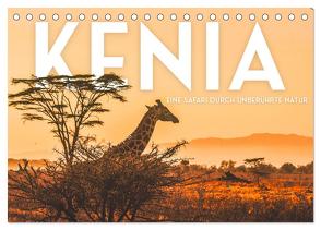 Kenia – Eine Safari durch unberührte Natur. (Tischkalender 2024 DIN A5 quer), CALVENDO Monatskalender von SF,  SF