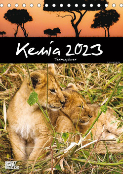 Kenia – Terminplaner (Tischkalender 2023 DIN A5 hoch) von Bieg,  Sabine
