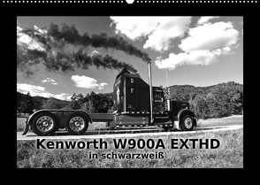 Kenworth W900A EXTHD – in schwarzweiß (Wandkalender 2022 DIN A2 quer) von Laue,  Ingo