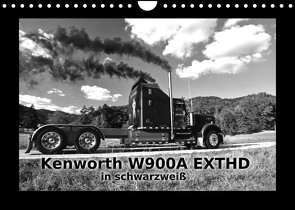 Kenworth W900A EXTHD – in schwarzweiß (Wandkalender 2022 DIN A4 quer) von Laue,  Ingo