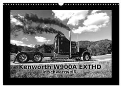 Kenworth W900A EXTHD – in schwarzweiß (Wandkalender 2024 DIN A3 quer), CALVENDO Monatskalender von Laue,  Ingo