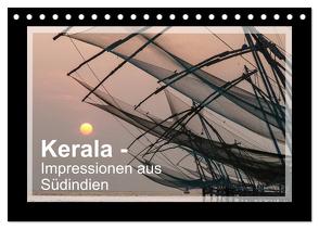 Kerala – Impressionen aus Südindien (Tischkalender 2024 DIN A5 quer), CALVENDO Monatskalender von Maurer,  Marion