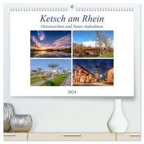 Ketsch am Rhein, Ortsansichten und Natur-Aufnahmen (hochwertiger Premium Wandkalender 2024 DIN A2 quer), Kunstdruck in Hochglanz von Assfalg Photographie,  Thorsten