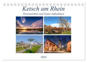 Ketsch am Rhein, Ortsansichten und Natur-Aufnahmen (Tischkalender 2024 DIN A5 quer), CALVENDO Monatskalender von Assfalg Photographie,  Thorsten