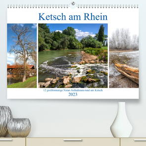 Ketsch am Rhein (Premium, hochwertiger DIN A2 Wandkalender 2023, Kunstdruck in Hochglanz) von Assfalg,  Thorsten
