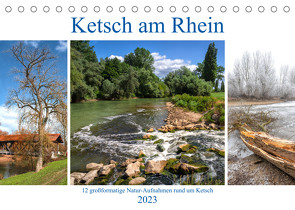 Ketsch am Rhein (Tischkalender 2023 DIN A5 quer) von Assfalg,  Thorsten