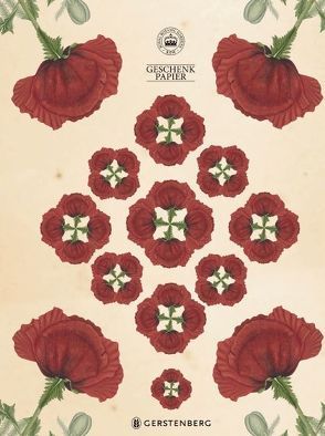 Kew Gardens Geschenkpapier-Heft – Motiv Mohnblume von Schöll,  Stephan