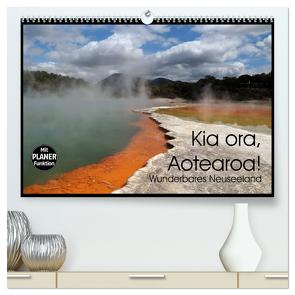 Kia ora, Aotearoa – Wunderbares Neuseeland (hochwertiger Premium Wandkalender 2024 DIN A2 quer), Kunstdruck in Hochglanz von Flori0,  Flori0