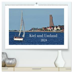 Kiel und Umland (hochwertiger Premium Wandkalender 2024 DIN A2 quer), Kunstdruck in Hochglanz von Plett,  Rainer