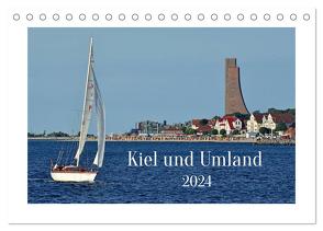 Kiel und Umland (Tischkalender 2024 DIN A5 quer), CALVENDO Monatskalender von Plett,  Rainer