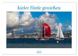 Kieler Förde genießen (Wandkalender 2024 DIN A2 quer), CALVENDO Monatskalender von Kulisch,  Christiane