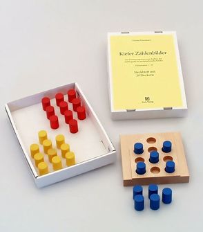 Kieler Zahlenbilder. Zahlenraum 1-20. Steckbrett mit 30 farbigen Steckern. 2er-Pack von Rosenkranz,  Christel