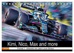Kimi, Nico, Max and more (Tischkalender 2024 DIN A5 quer), CALVENDO Monatskalender von Glineur,  Jean-Louis