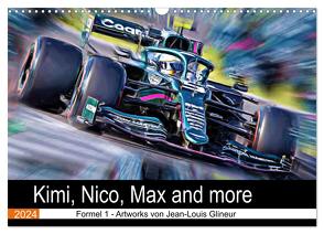 Kimi, Nico, Max and more (Wandkalender 2024 DIN A3 quer), CALVENDO Monatskalender von Glineur,  Jean-Louis