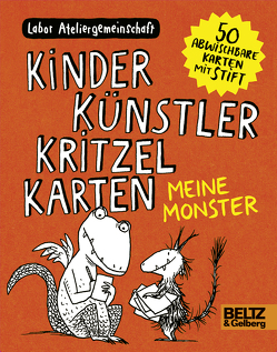 Kinder Künstler Kritzelkarten. Meine Monster von Labor Ateliergemeinschaft, Waechter,  Philip