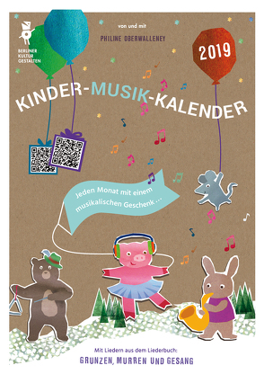 Kinder-Musik-Kalender 2019 (DIN A3) von Oberwalleney,  Philine